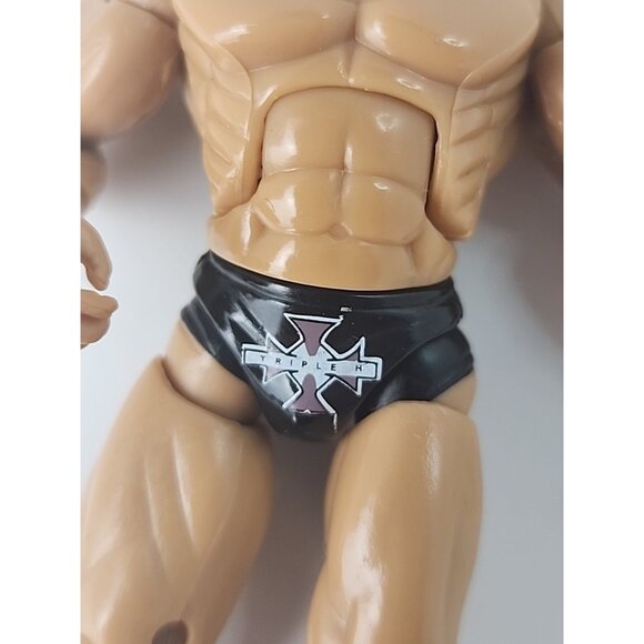 Jakks Pacific WWE Build N’ Brawl Series 1 Triple H Figure WWF DX D-Generation X - Picture 6 of 7